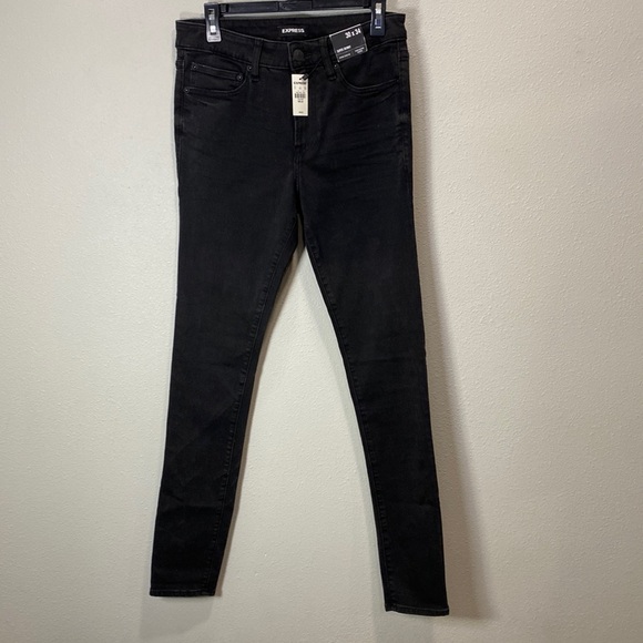 Express super skinny jeans in black 30x34 - Picture 1 of 7